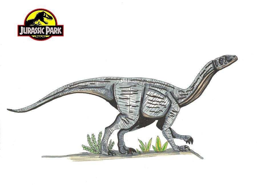 แบบร่าง ไดโนเสาร์ ในเรื่อง Jurassic Park ค่ะ