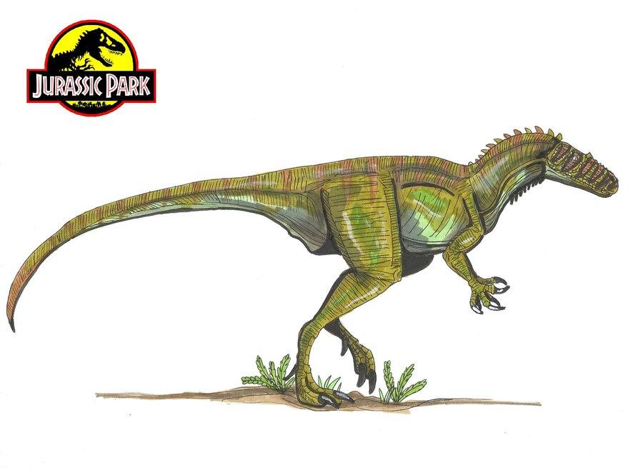 แบบร่าง ไดโนเสาร์ ในเรื่อง Jurassic Park ค่ะ
