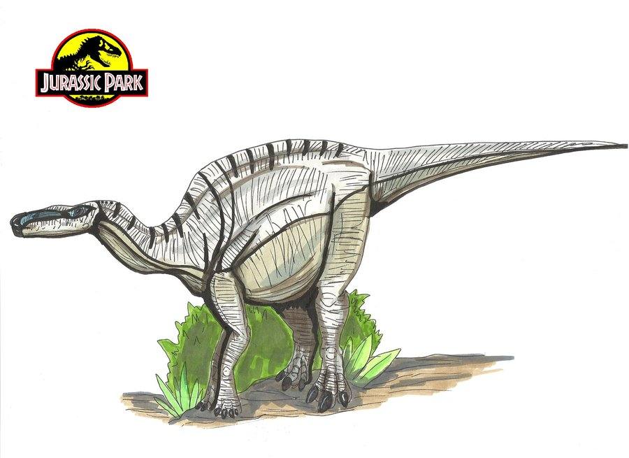 แบบร่าง ไดโนเสาร์ ในเรื่อง Jurassic Park ค่ะ