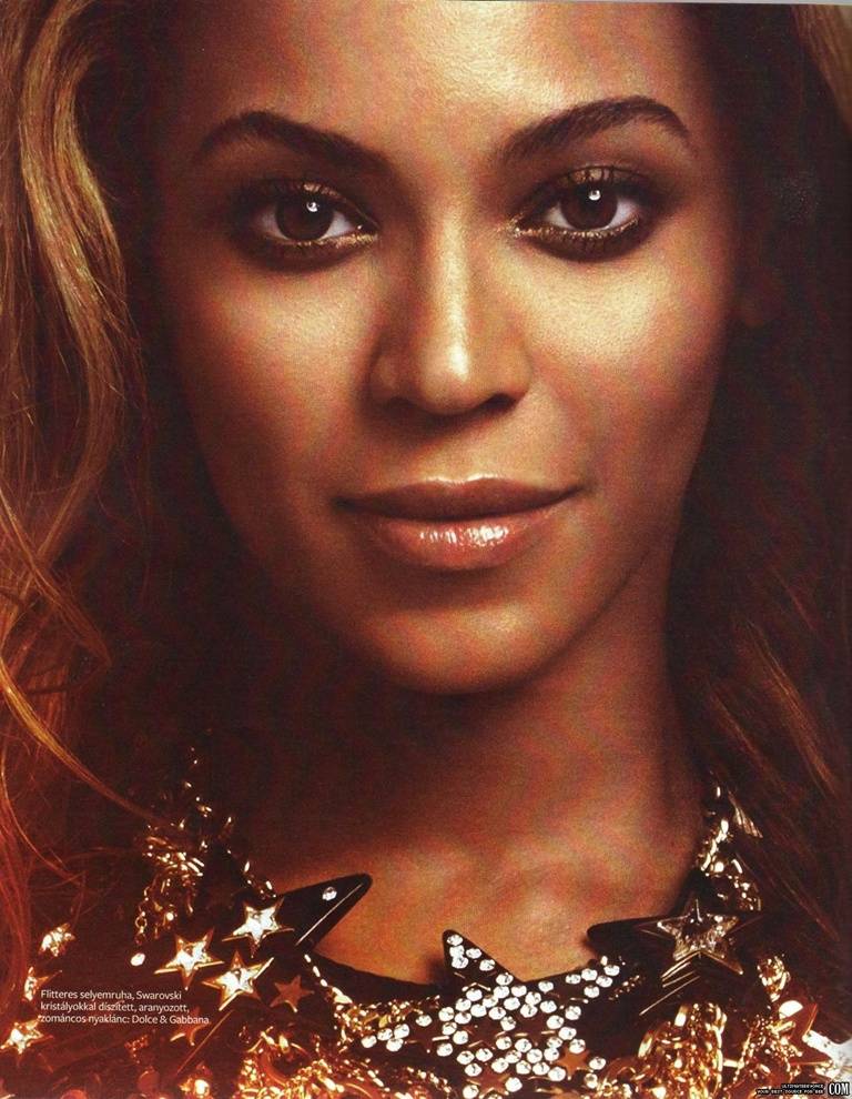 Beyonce ขึ้นปกนิตยสาร Instyle (November 2011) ฉบับ Hungarian