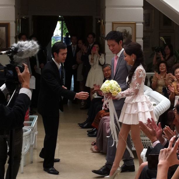 ภาพบรรยากาศงานหมั้นของ "หนิง ปณิตา" และ "จิน จรินทร์ ธนรรมวัฒนา"