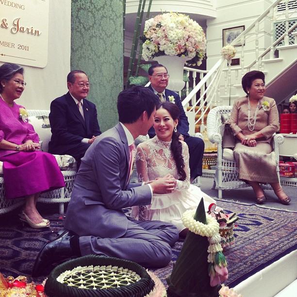 ภาพบรรยากาศงานหมั้นของ "หนิง ปณิตา" และ "จิน จรินทร์ ธนรรมวัฒนา"
