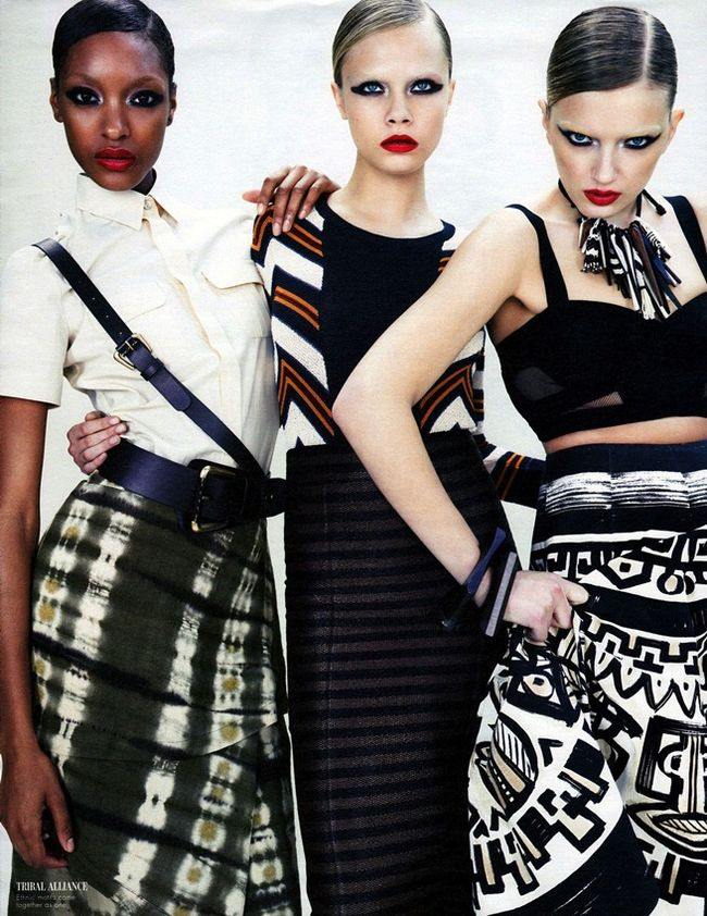 JOURDAN DUNN, LILY DONALDSON, CARA DELEVINGNE AND NYASHA MATONHODZE IN "BEST IN CLASS"