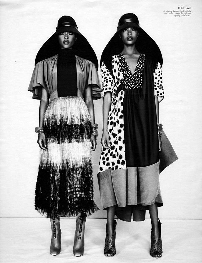 JOURDAN DUNN, LILY DONALDSON, CARA DELEVINGNE AND NYASHA MATONHODZE IN "BEST IN CLASS"