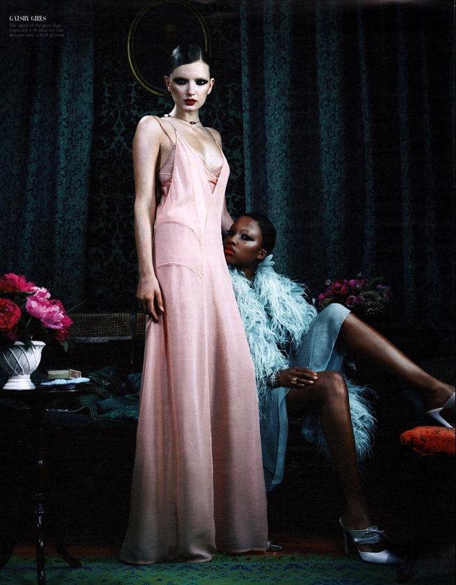 JOURDAN DUNN, LILY DONALDSON, CARA DELEVINGNE AND NYASHA MATONHODZE IN "BEST IN CLASS"