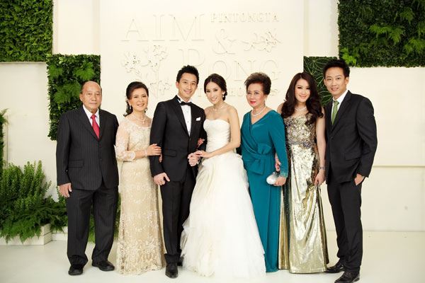 เก็บตกภาพงานแต่ง เอม พินทองทา - ณัฐพงศ์