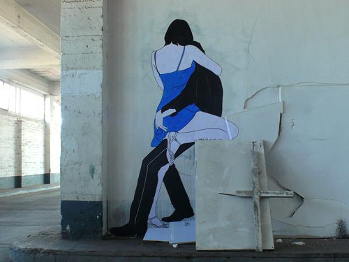 Claire Streetart ศิลปะ Graffiti ความเซ็กซี่ที่เนียนอยู่ตามมุมเมือง