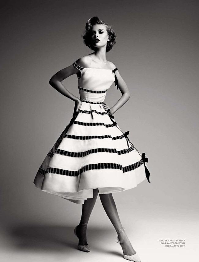 HARPER'S BAZAAR RUSSIA: DIOR HAUTE COUTURE BY PHOTOGRAPHER PATRICK DEMARCHELIER