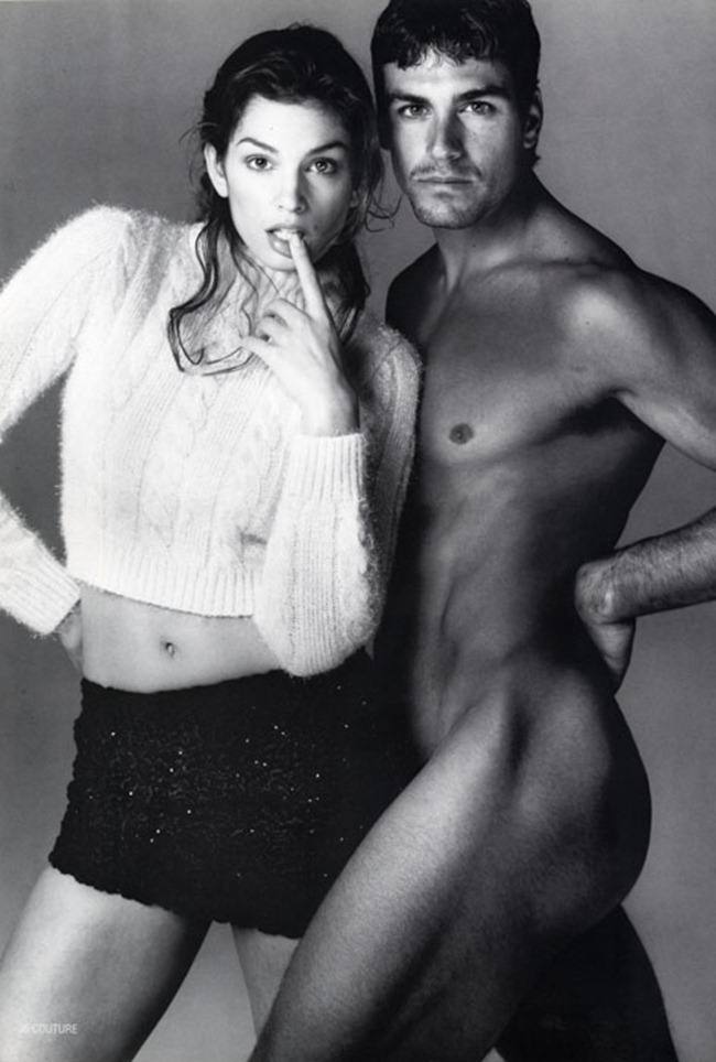 WE &hearts; VERSACE: CLAUDIA SCHIFFER & CINDY CRAWFORD FOR VERSACE FALL 1994 BY PHOTOGRAPHER RICHARD AVEDON