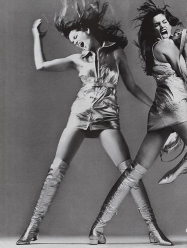 WE &hearts; VERSACE: CLAUDIA SCHIFFER & CINDY CRAWFORD FOR VERSACE FALL 1994 BY PHOTOGRAPHER RICHARD AVEDON
