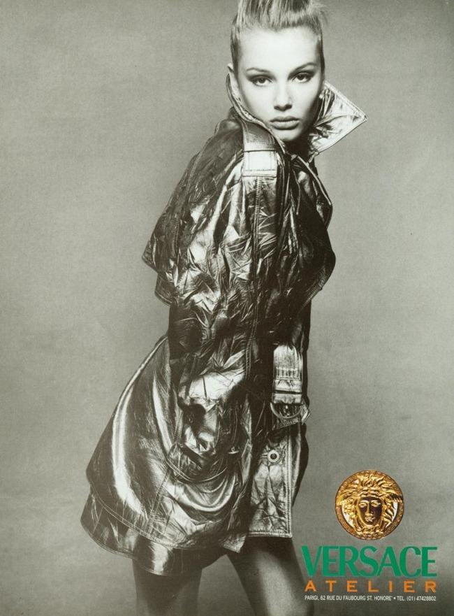 WE &hearts; VERSACE: CLAUDIA SCHIFFER & CINDY CRAWFORD FOR VERSACE FALL 1994 BY PHOTOGRAPHER RICHARD AVEDON