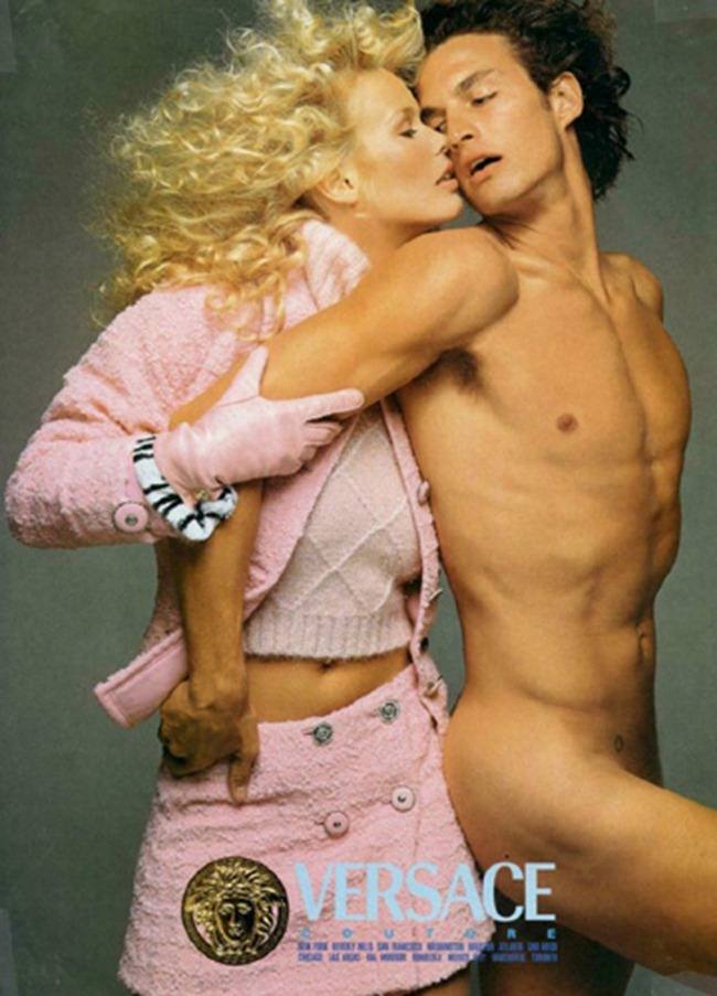 WE &hearts; VERSACE: CLAUDIA SCHIFFER & CINDY CRAWFORD FOR VERSACE FALL 1994 BY PHOTOGRAPHER RICHARD AVEDON