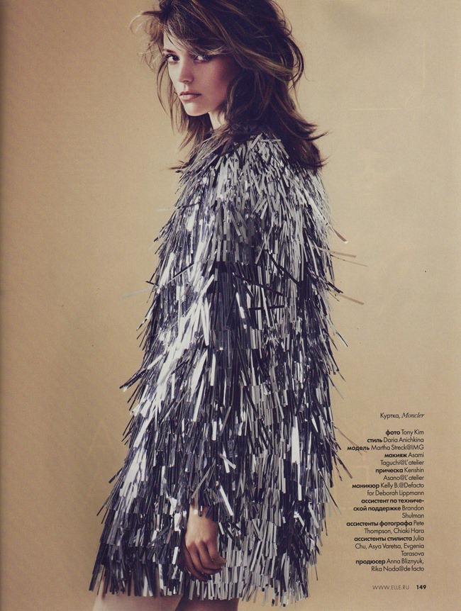 ELLE RUSSIA: MARTHA STRECK BY PHOTOGRAPHER TONY KIM