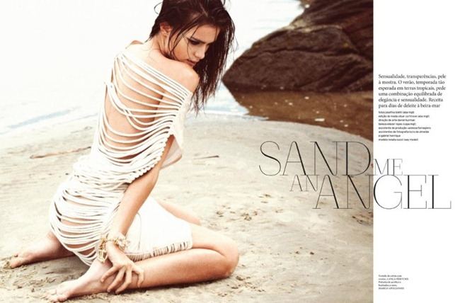 L'OFFICIEL BRAZIL: RENATA SOZZI IN "SAND ME AN ANGEL" BY PHOTOGRAPHER JOSEFINA BIETTI