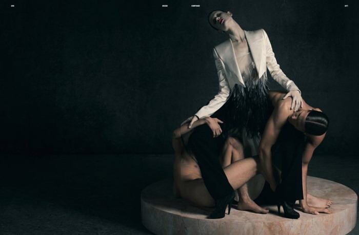 DAZED & CONFUSED MAGAZINE: MARIACARLA BOSCONO, SASKIA DE BRAUW & KASIA STRUSS IN "EXTASIS" BY PHOTOG