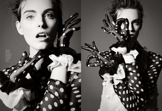 FLAIR MAGAZINE: MYF SHEPHERD IN "BLACK & WHITE" BY PHOTOGRAPHER JEAN-FRAN&Ccedil;OIS CAMPOS