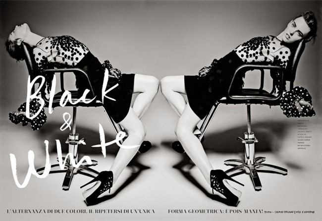 FLAIR MAGAZINE: MYF SHEPHERD IN "BLACK & WHITE" BY PHOTOGRAPHER JEAN-FRAN&Ccedil;OIS CAMPOS
