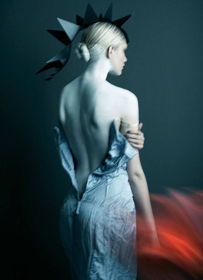 FLARE MAGAZINE: EMILY FOX, FINLAY MOORE & DANI IN "YOUR MAJESTY" BY PHOTOGRAPHER CHRIS NICHOLLS