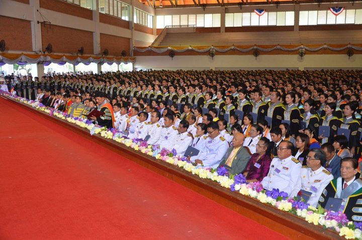 พิธีพระราชทานปริญญาบัตร มหาวิทยาลัยมหาสารคาม ประจำปี 2554