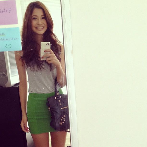 [ PICS ] มารี เบิร์นเนอร์...นางเอกใหม่จากละครสามหนุ่มเนื้อทอง @Instragram