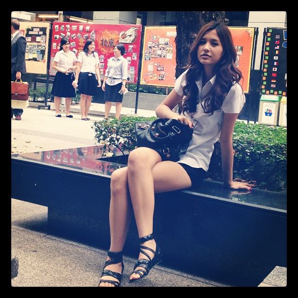 [ PICS ] มารี เบิร์นเนอร์...นางเอกใหม่จากละครสามหนุ่มเนื้อทอง @Instragram