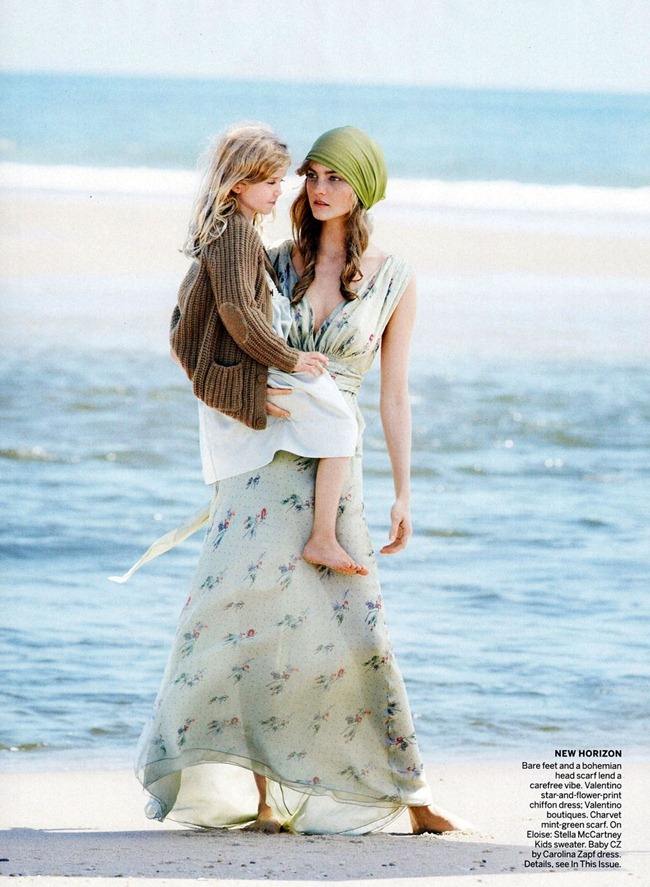 VOGUE MAGAZINE: CAROLINE TRENTINI IN "SWEPT AWAY" BY PHOTOGRAPHER PATRICK DEMARCHELIER