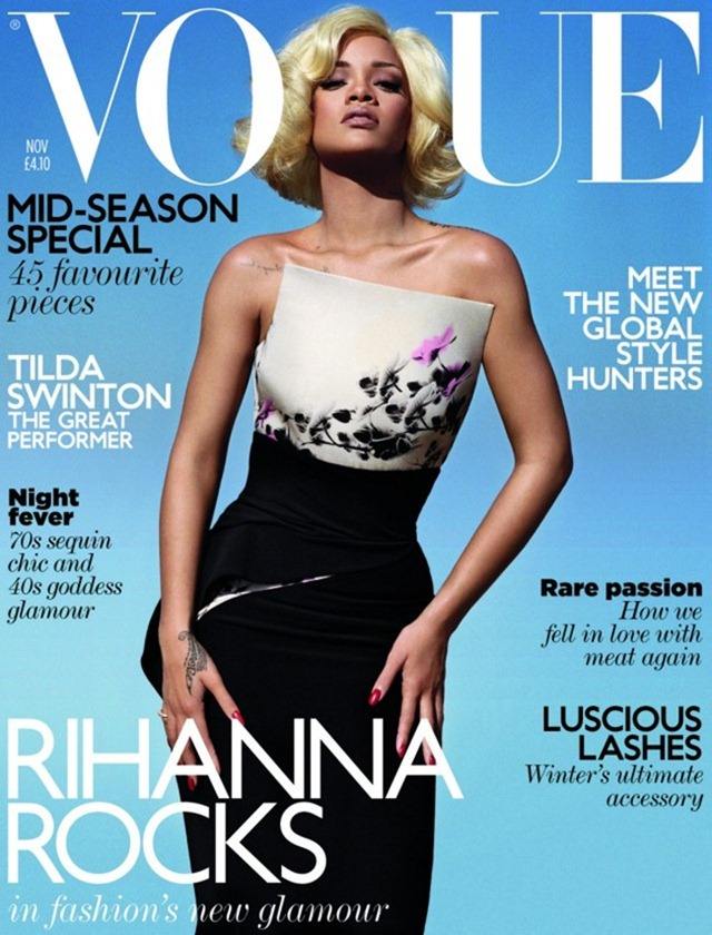 VOGUE UK: RIHANNA IN "RIHANNA ROCKS" BY PHOTOGRAPHER ALASDAIR MCLELLAN