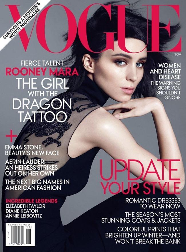 VOGUE MAGAZINE: ROONEY MARA BY PHOTOGRAPHERS MERT & MARCUS