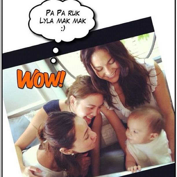 [Pics] น้องไลลา ลูกสาวพอลล่า .... กับป้าๆ เจนี่ นานา วุ้นเส้น ฯลฯ