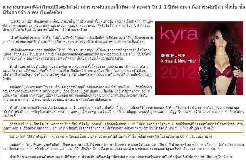 "อั้ม พัชราภา"ยังเบอร์1 ที่สุดเเห่งปีจากหลายสำนักวงการบันเทิง!!!