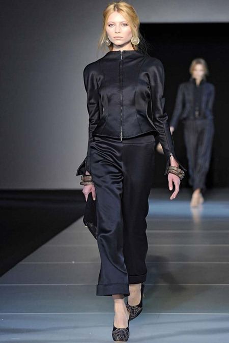 MILAN FASHION WEEK: GIORGIO ARMANI FALL 2011