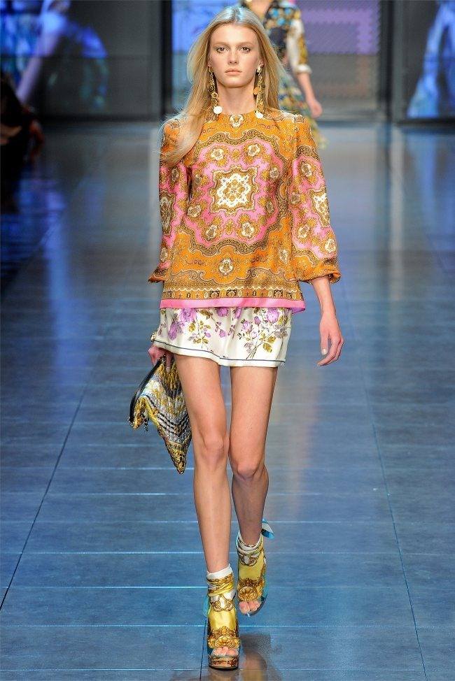 MILAN FASHION WEEK: D&G SPRING 2012