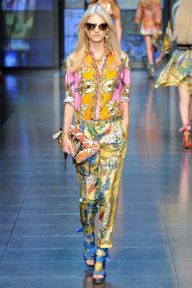 MILAN FASHION WEEK: D&G SPRING 2012