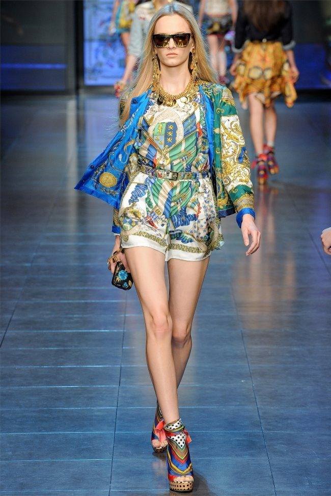 MILAN FASHION WEEK: D&G SPRING 2012