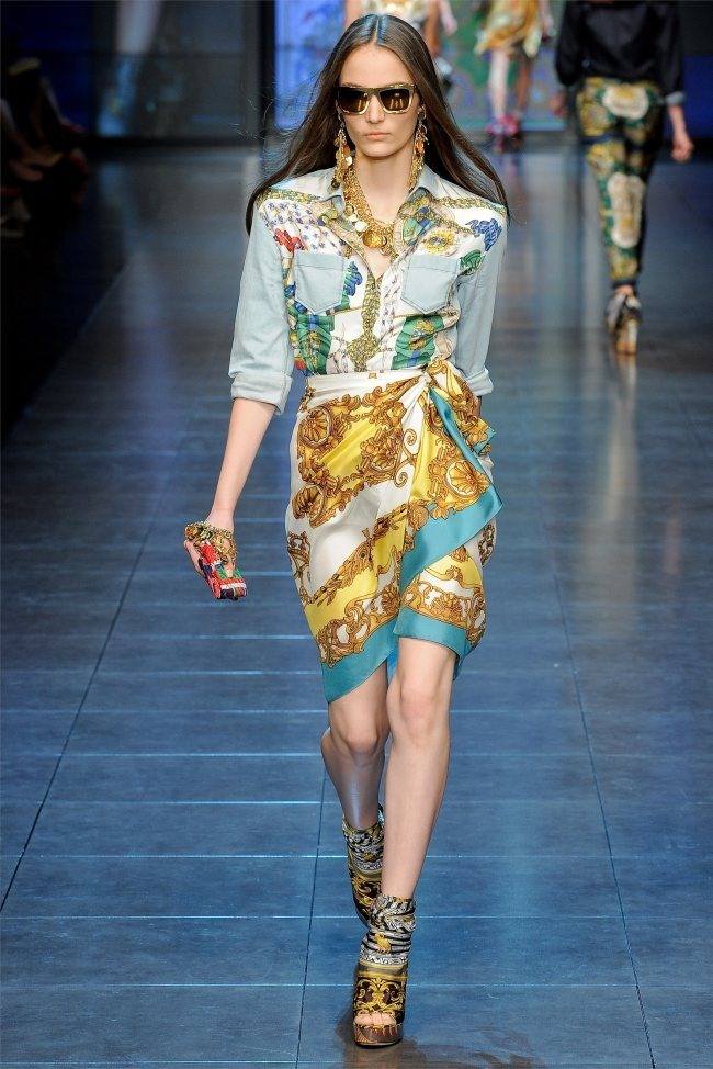 MILAN FASHION WEEK: D&G SPRING 2012