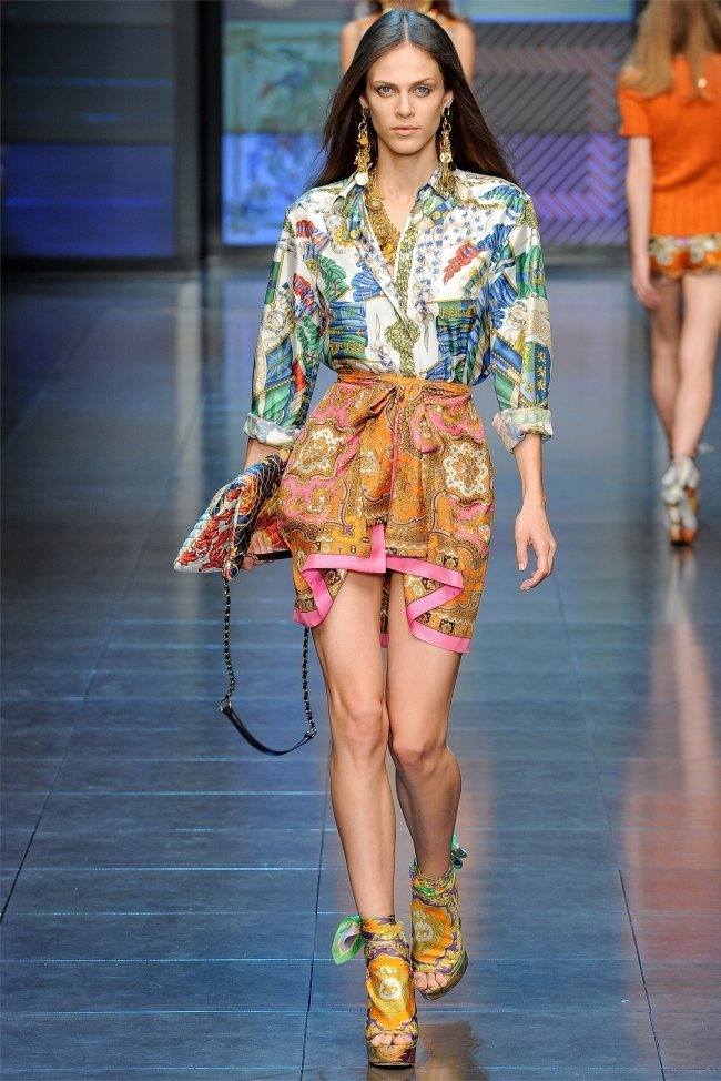 MILAN FASHION WEEK: D&G SPRING 2012