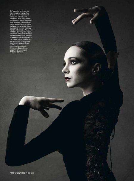 VOGUE RUSSIA: PRIMA BALLERINA DIANA VISHNEVA BY PHOTOGRAPHER PATRICK DEMARCHELIER