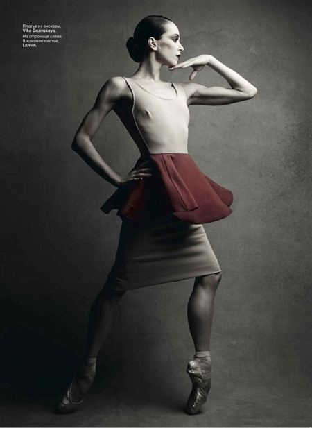 VOGUE RUSSIA: PRIMA BALLERINA DIANA VISHNEVA BY PHOTOGRAPHER PATRICK DEMARCHELIER