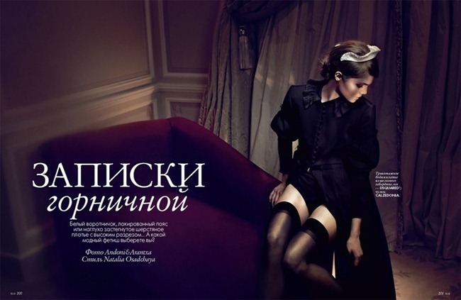 ELLE UKRAINE: IDA NIELSEN BY PHOTOGRAPHERS ANDONI & ARANTXA