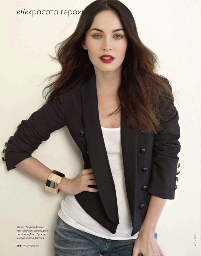 ELLE RUSSIA: MEGAN FOX BY PHOTOGRAPHER KAYT JONES