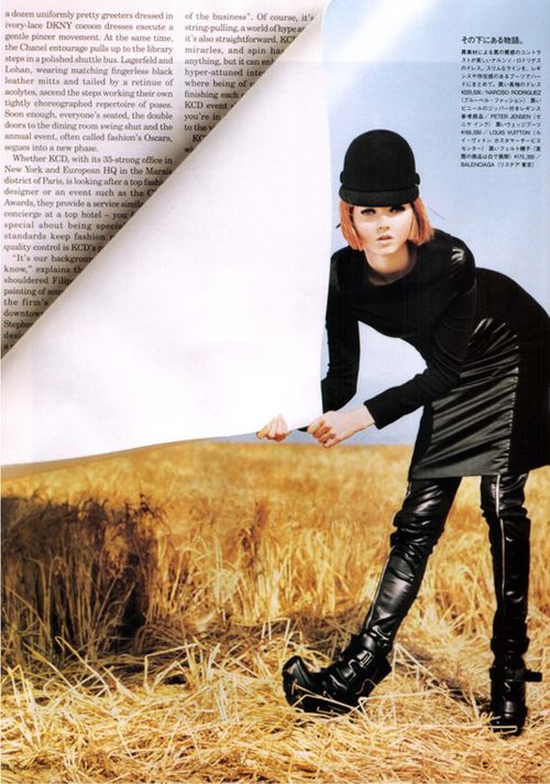 VOGUE NIPPON: LILLY COLE'S NEW WORLD CUTS BY TIM WALKER