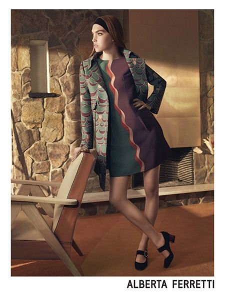 CAMPAIGN: ARIZONA MUSE FOR ALBERTA FERRETTI FALL 2011 BY PHOTOGRAPHER GLEN LUCHFORD