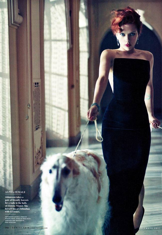 VANITY FAIR MAGAZINE: SCARLETT JOHANSSON IN "A STUDY IN SCARLETT" BY PHOTOGRAPHER MARIO SORRENTI