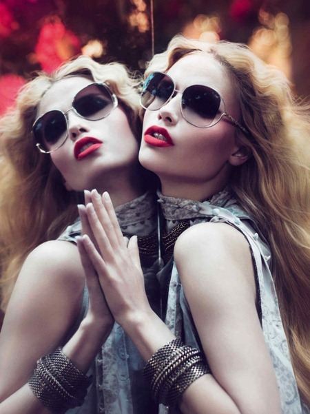 CAMPAIGN: MARIACARLA BOSCONO, KAREN ELSON & NATASHA POLY FOR ROBERTO CAVALLI FALL 2011 BY MERT & MAR
