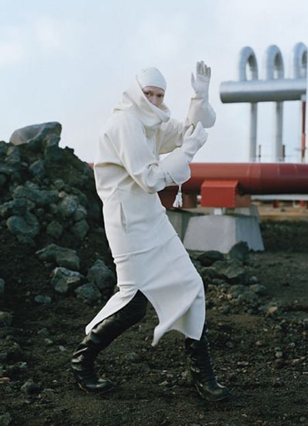 W MAGAZINE: TILDA SWINTON BY PHOTOGRAPHER TIM WALKER