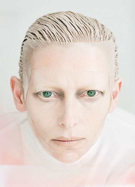W MAGAZINE: TILDA SWINTON BY PHOTOGRAPHER TIM WALKER