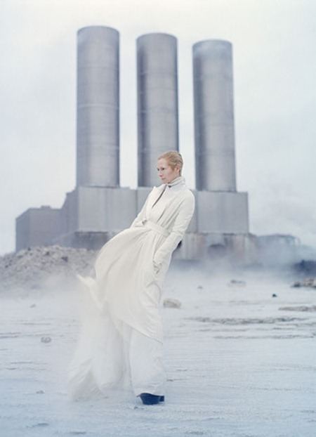 W MAGAZINE: TILDA SWINTON BY PHOTOGRAPHER TIM WALKER