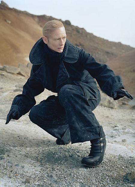 W MAGAZINE: TILDA SWINTON BY PHOTOGRAPHER TIM WALKER