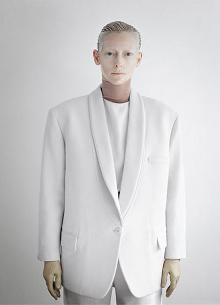 W MAGAZINE: TILDA SWINTON BY PHOTOGRAPHER TIM WALKER