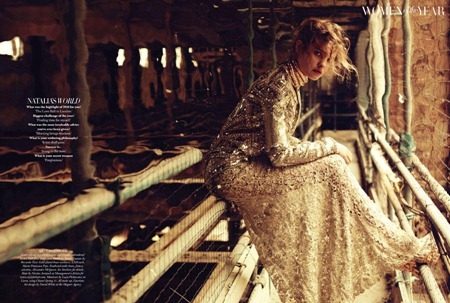 HARPER'S BAZAAR UK: NATALIA VODIANOVA IN "NATALIA" BY MICHAELANGELO DI BATTISTA
